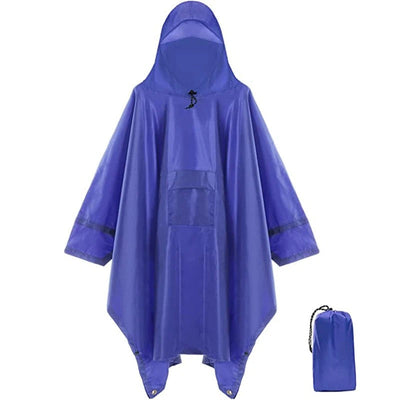 Waterdichte Regenponcho met Capuchon