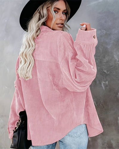Roxy | Vintage fluwelen overhemd
