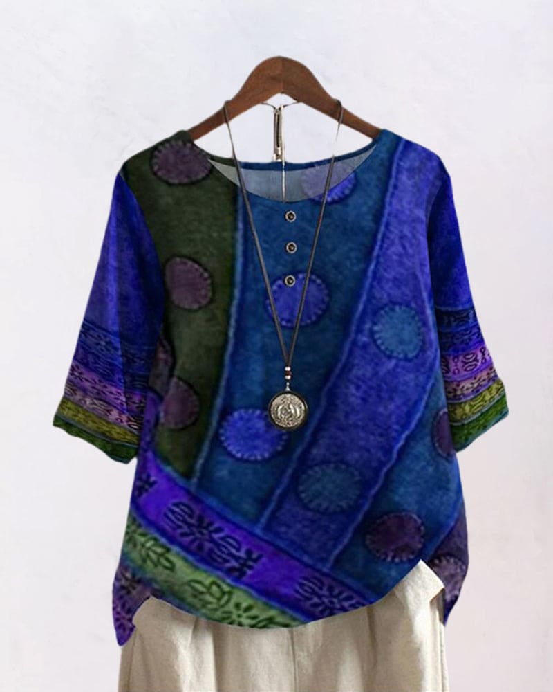 Lara | Casual top met print