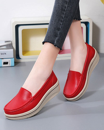 Lieke | Schoenen Met Een Britse Stijl Op Een Platform