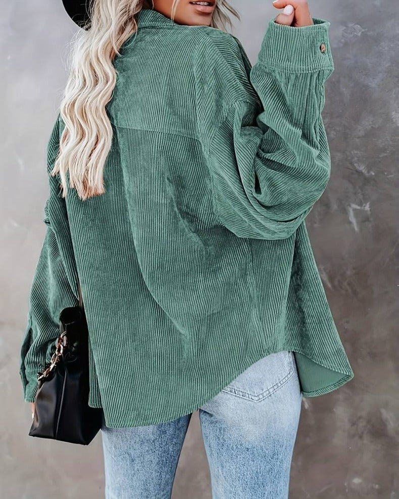 Roxy | Vintage fluwelen overhemd