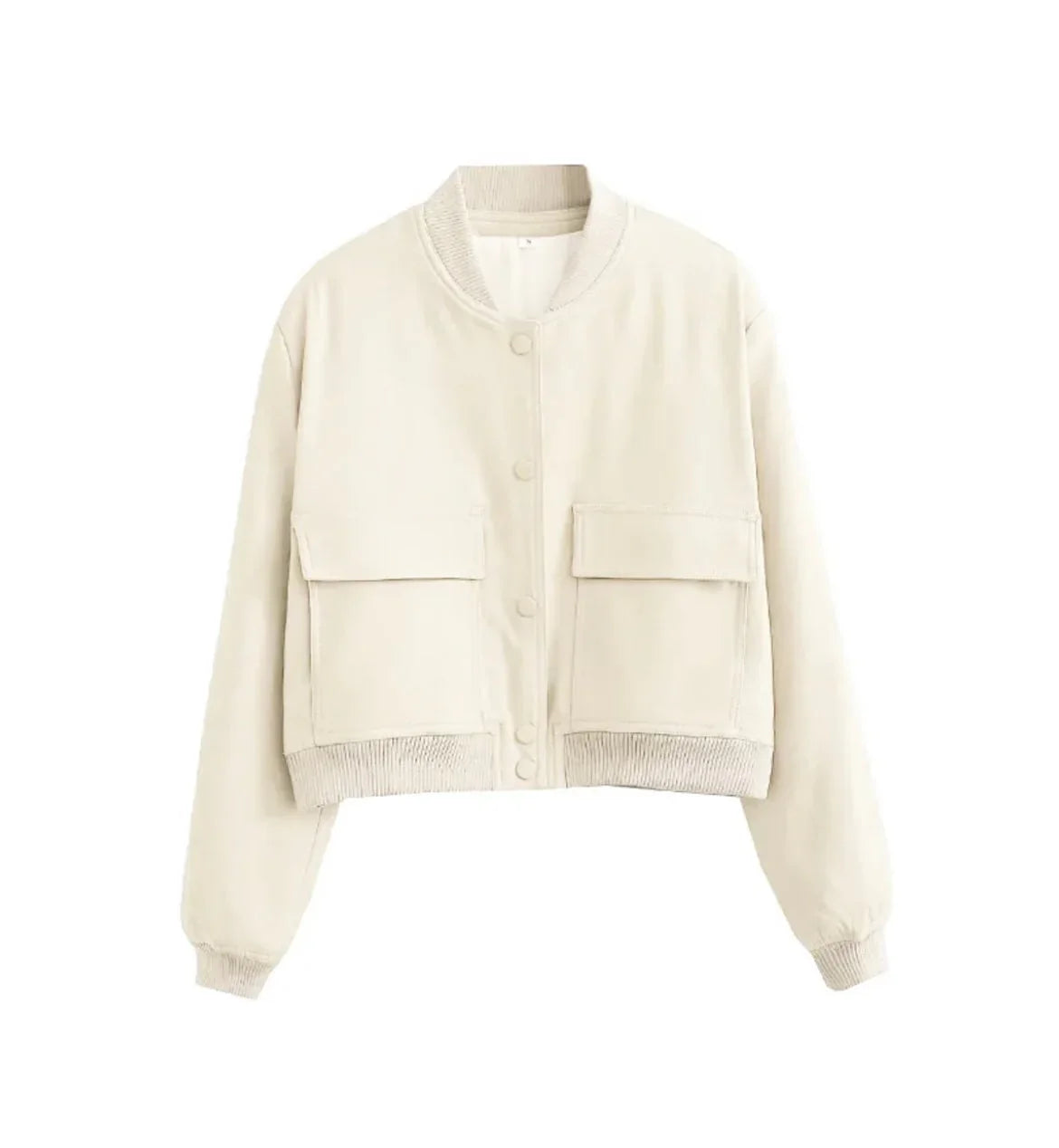 Avery - Stijlvol Cropped Bomberjack voor Vrouwen