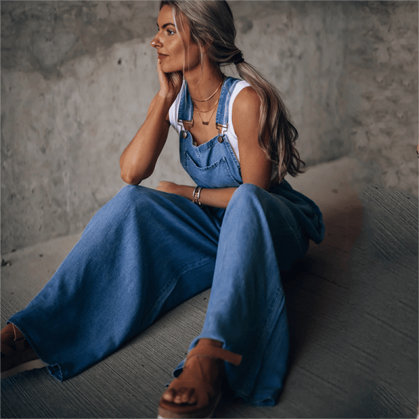 Sanira - Dames Denim Jumpsuit