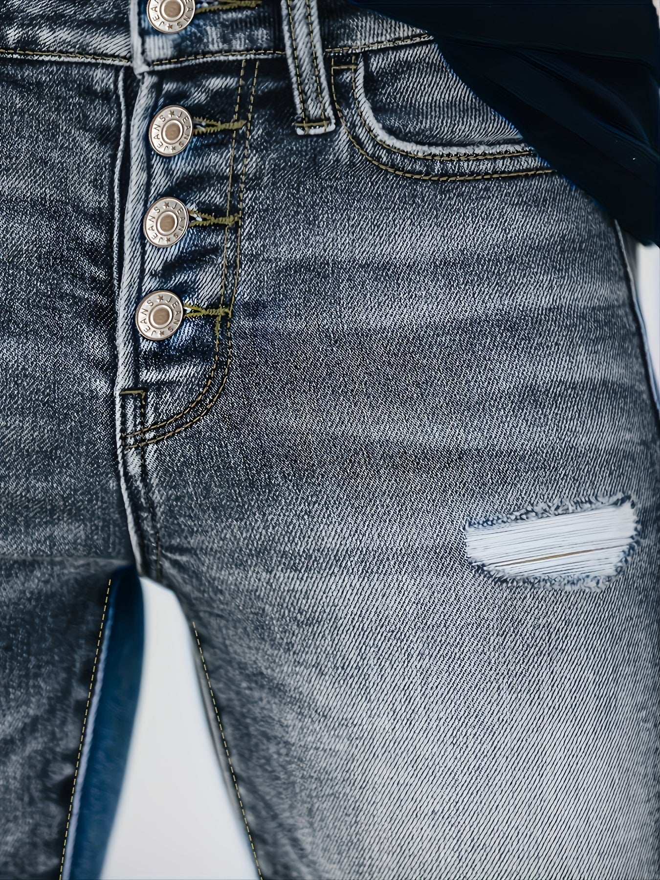 Liora | Stretchy Gescheurde Skinny Jeans