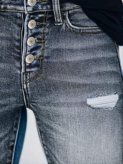 Liora | Stretchy Gescheurde Skinny Jeans