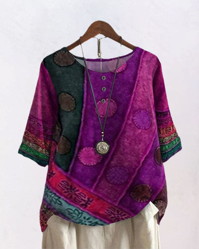 Lara | Casual top met print