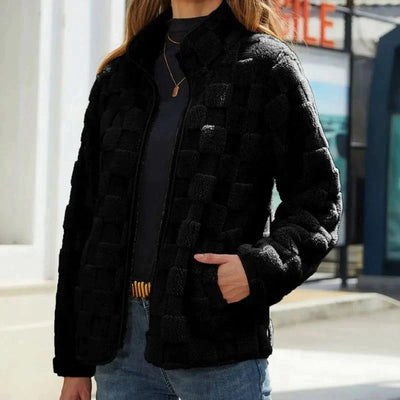 Dide - Super zachte korte trendy fleecejas voor dames