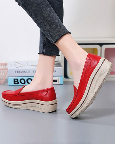 Lieke | Schoenen Met Een Britse Stijl Op Een Platform