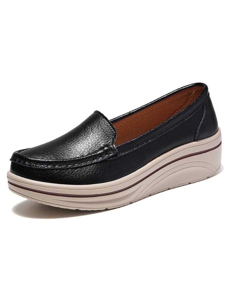 Lieke | Schoenen Met Een Britse Stijl Op Een Platform
