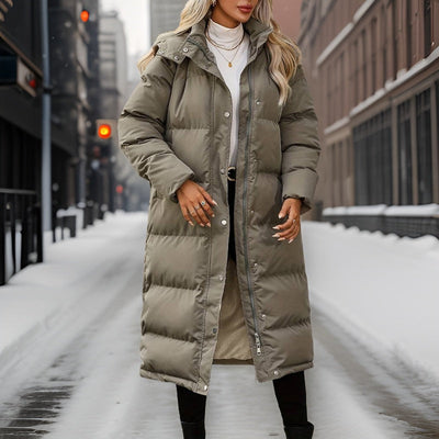 Alexandra - lange winter puffer jas