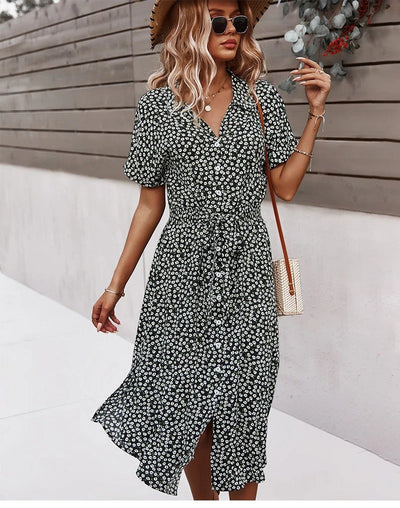 Thelma | Jurk met bloemenprint
