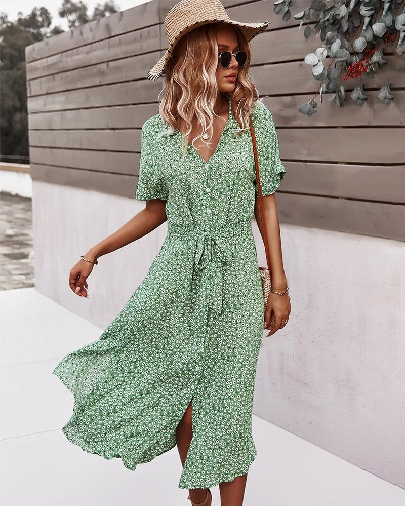Thelma | Jurk met bloemenprint