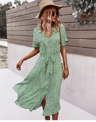 Thelma | Jurk met bloemenprint