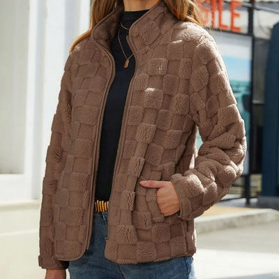 Dide - Super zachte korte trendy fleecejas voor dames