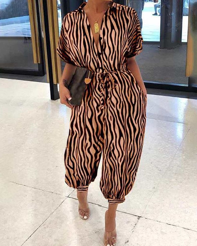 Pleun | Veelkleurige vintage jumpsuit
