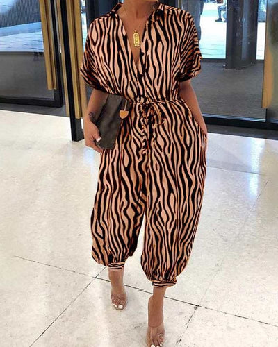 Pleun | Veelkleurige vintage jumpsuit