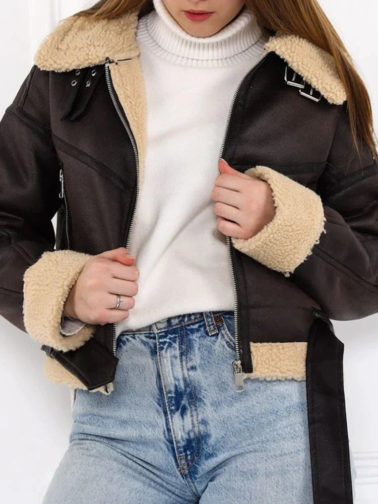 Samara - Zip Up Chique Bijgesneden Jas