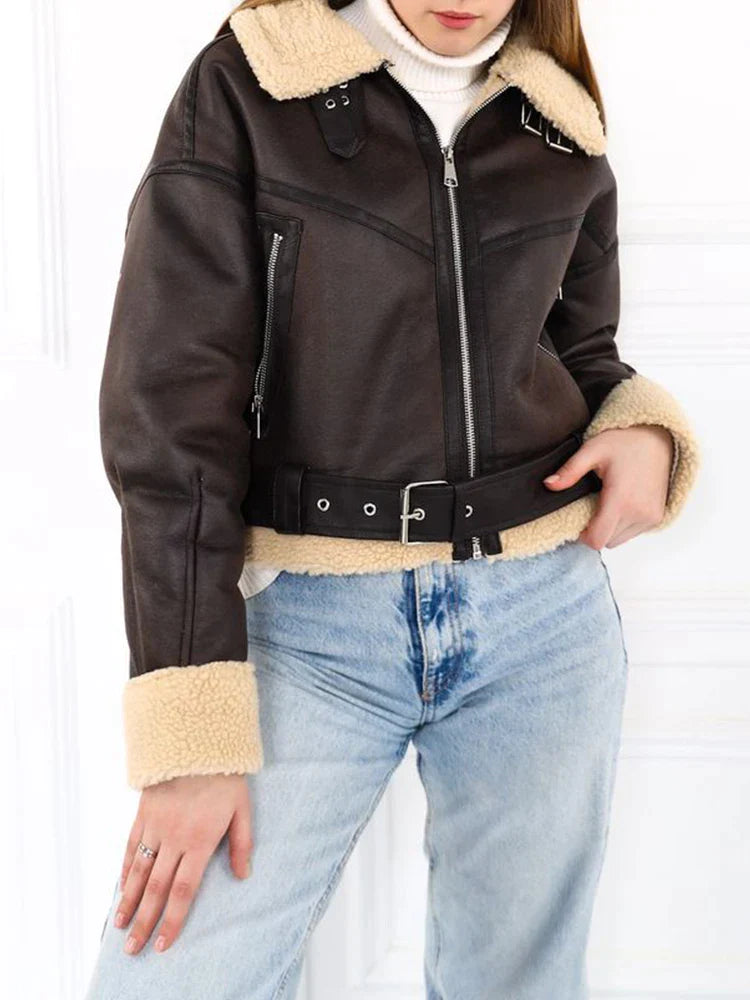 Samara - Zip Up Chique Bijgesneden Jas