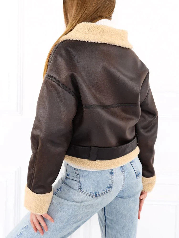 Samara - Zip Up Chique Bijgesneden Jas