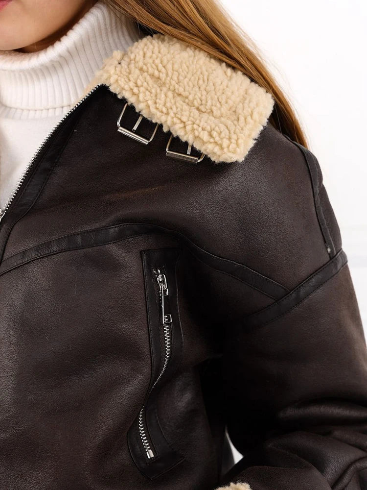 Samara - Zip Up Chique Bijgesneden Jas