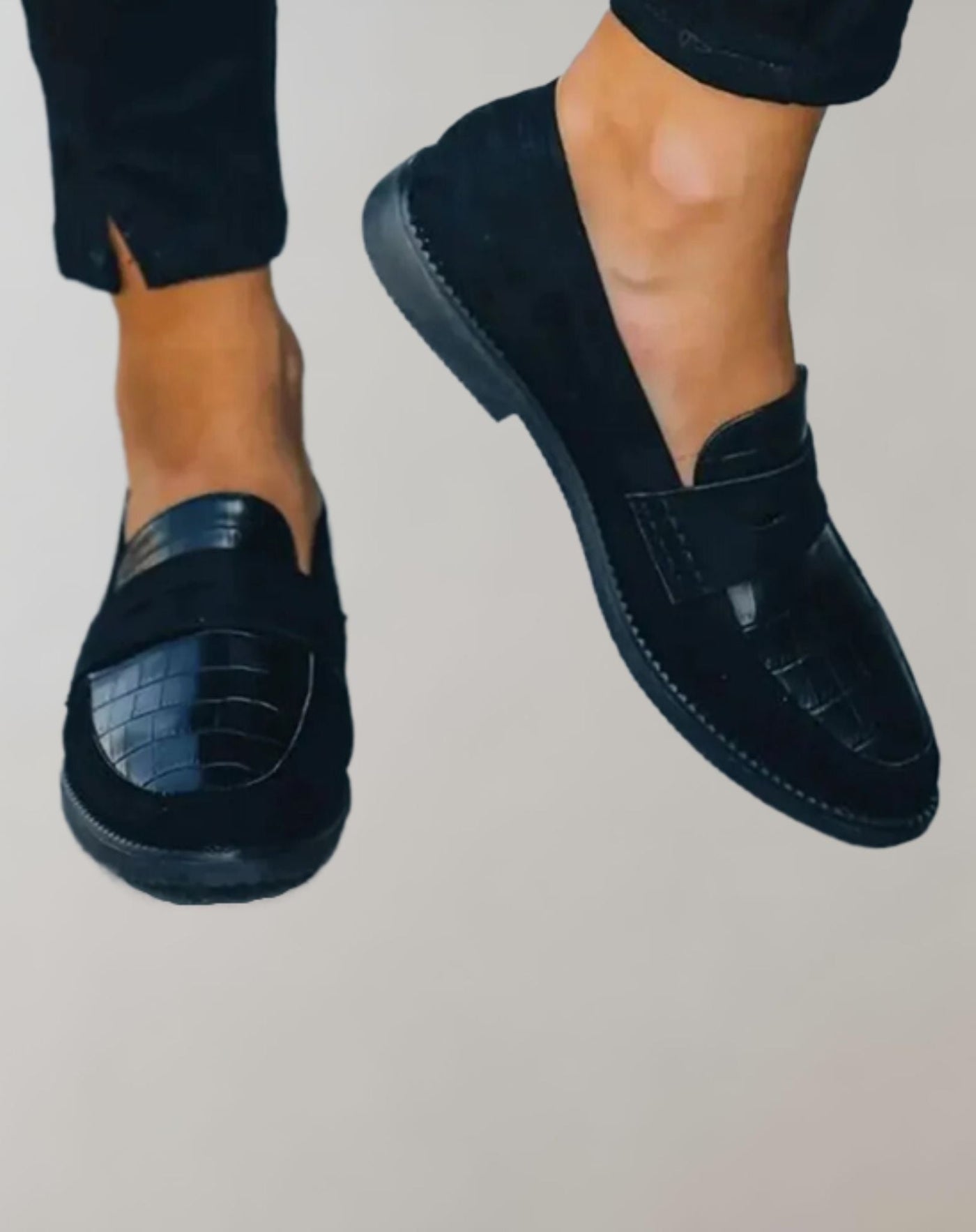 Sophie | Glanzende loafers voor dames met gestructureerd ontwerp