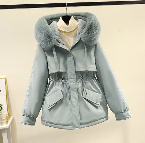 Dames winterjas met stijlvolle kraag