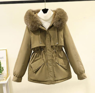 Dames winterjas met stijlvolle kraag