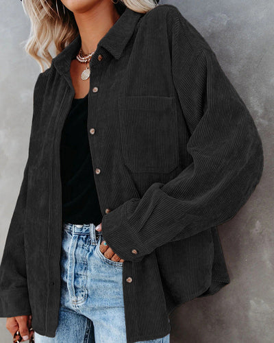 Roxy | Vintage fluwelen overhemd