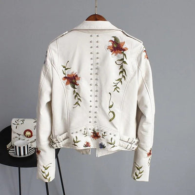 Taylor - elegant streetwear-jack met bloemen