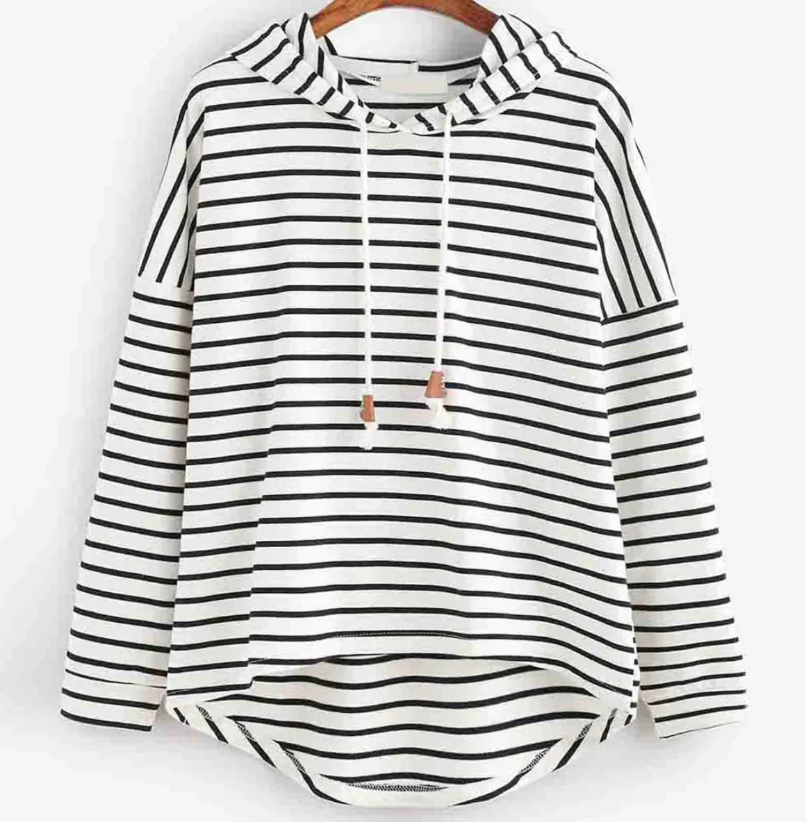 Adeline - Casual Gestreepte Pullover Hoodie voor Vrouwen