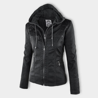 Corinne - trendy vintage jas met capuchon