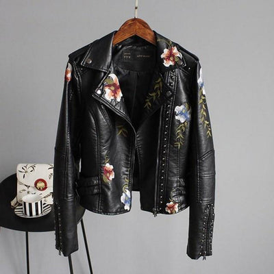 Taylor - elegant streetwear-jack met bloemen