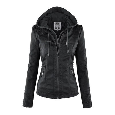 Corinne - trendy vintage jas met capuchon