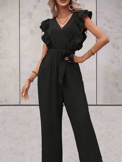 Blair - Mooi passende jumpsuit met korte mouwen