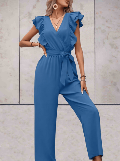 Blair - Mooi passende jumpsuit met korte mouwen