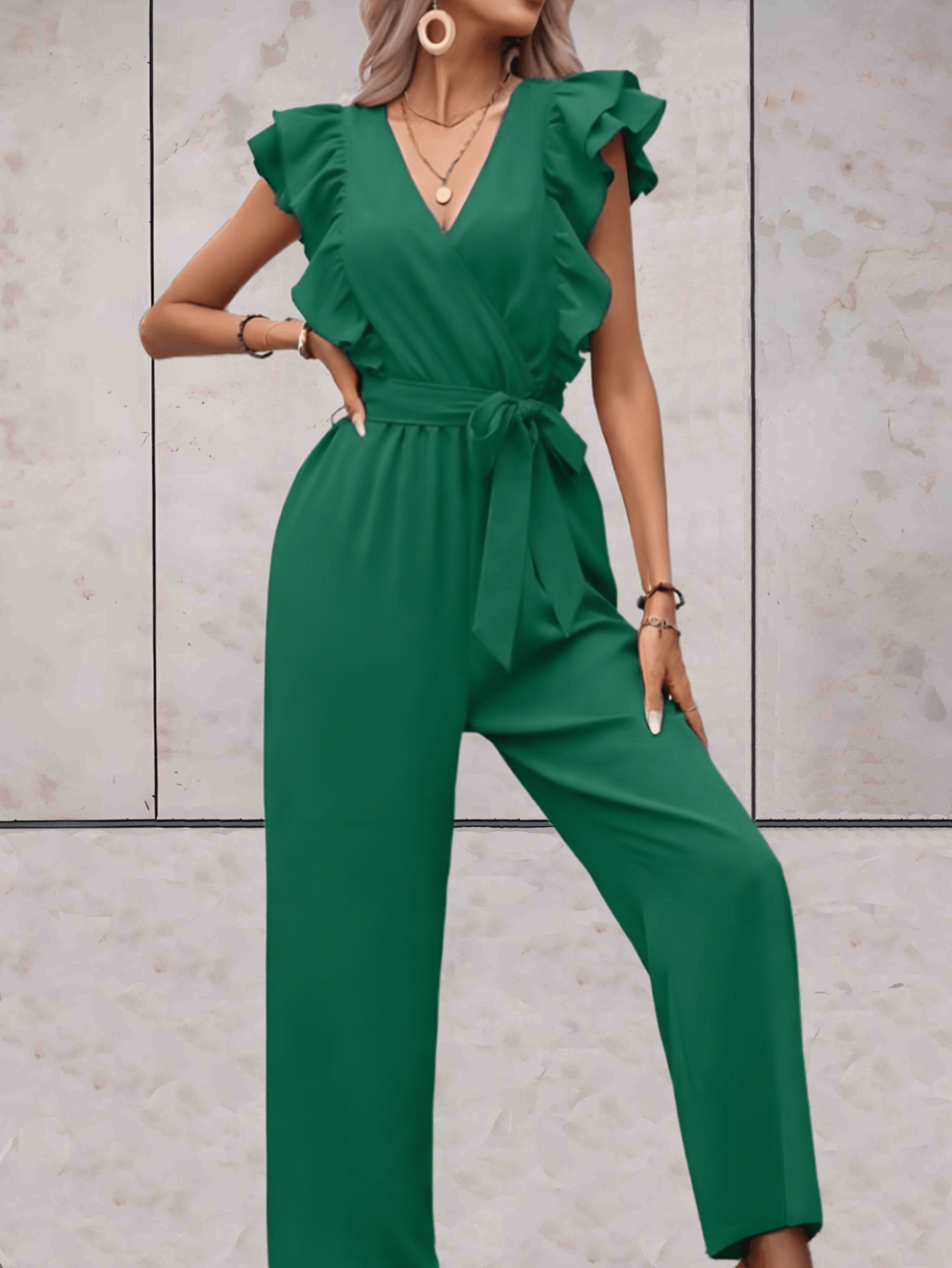 Blair - Mooi passende jumpsuit met korte mouwen