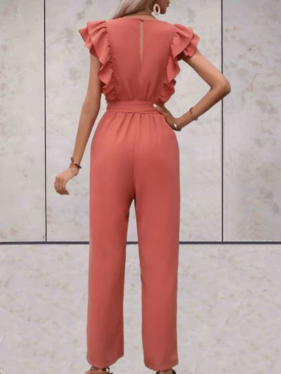 Blair - Mooi passende jumpsuit met korte mouwen