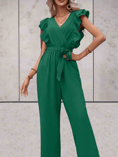 Blair - Mooi passende jumpsuit met korte mouwen