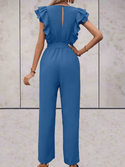 Blair - Mooi passende jumpsuit met korte mouwen