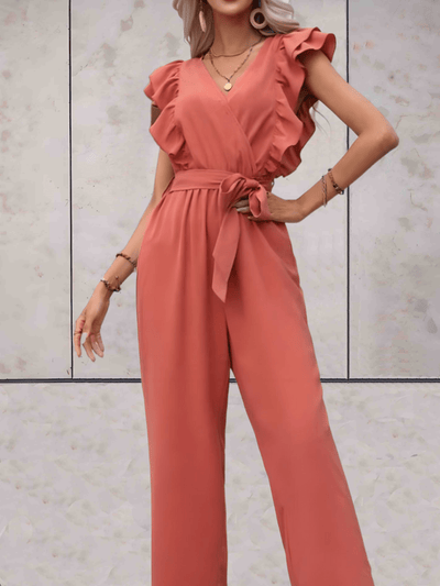 Blair - Mooi passende jumpsuit met korte mouwen