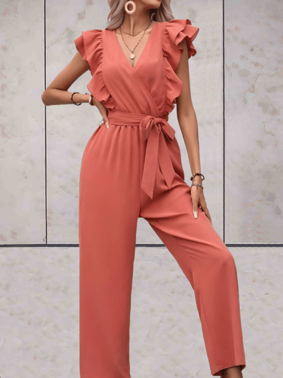 Blair - Mooi passende jumpsuit met korte mouwen