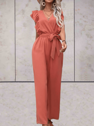 Blair - Mooi passende jumpsuit met korte mouwen