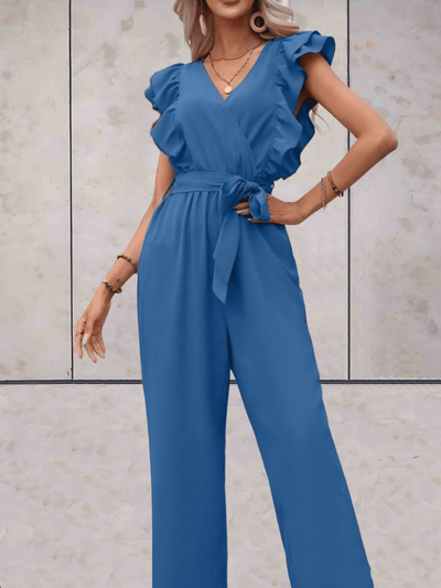 Blair - Mooi passende jumpsuit met korte mouwen