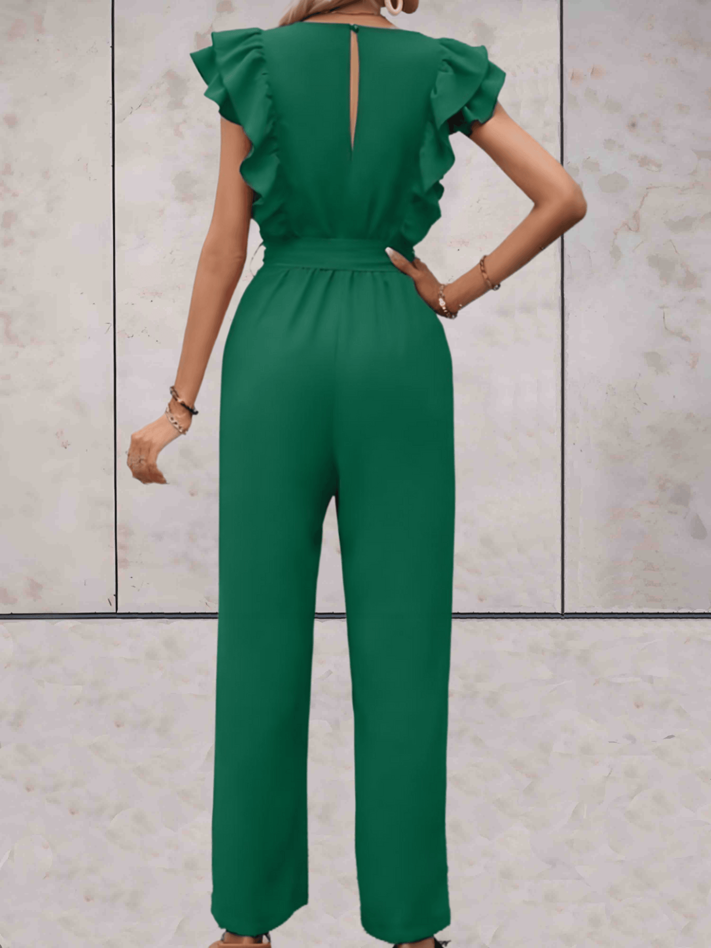 Blair - Mooi passende jumpsuit met korte mouwen