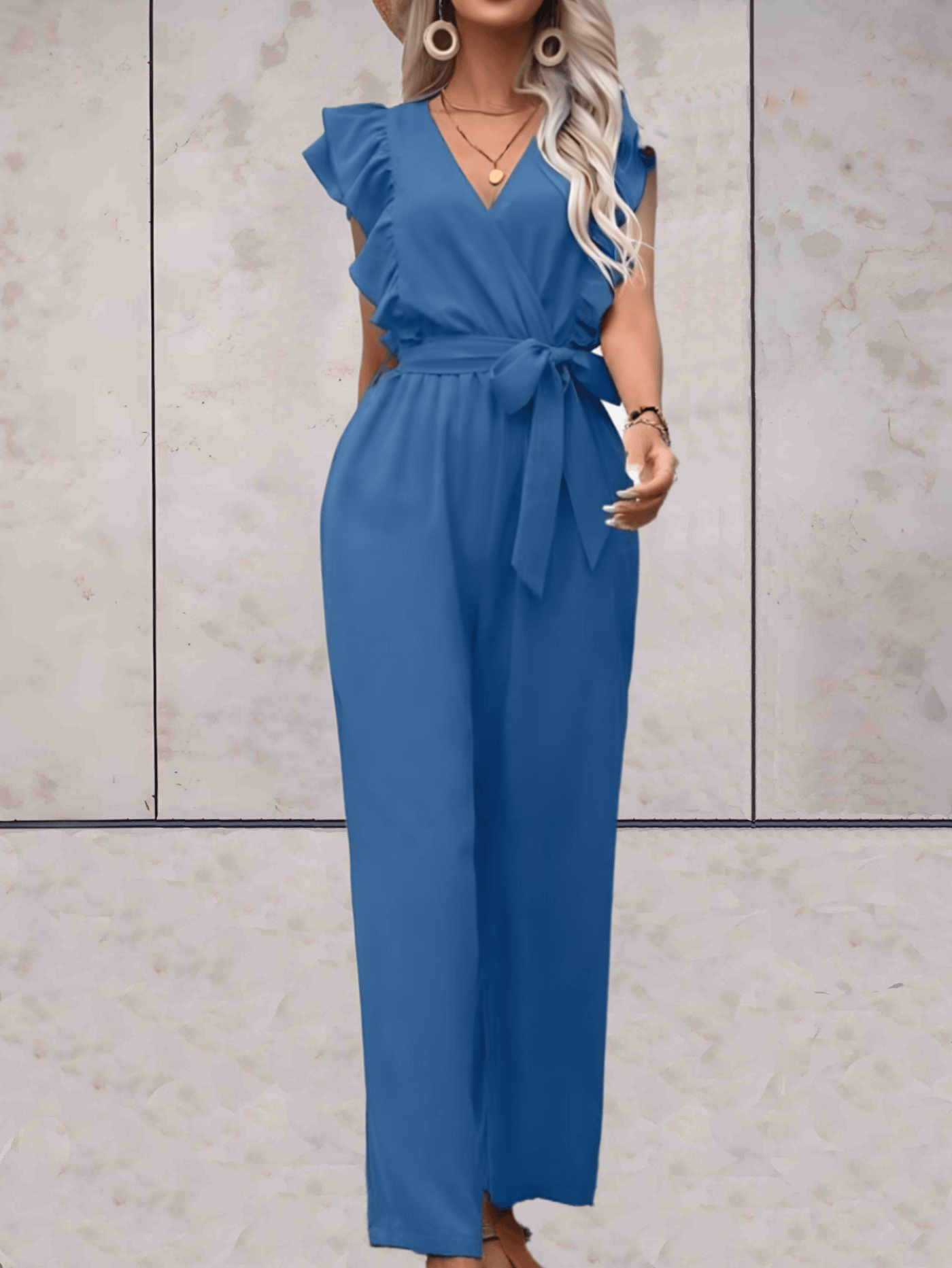 Blair - Mooi passende jumpsuit met korte mouwen