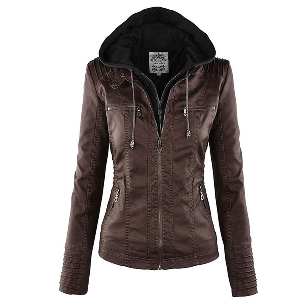 Corinne - trendy vintage jas met capuchon
