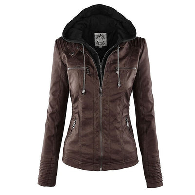 Corinne - trendy vintage jas met capuchon