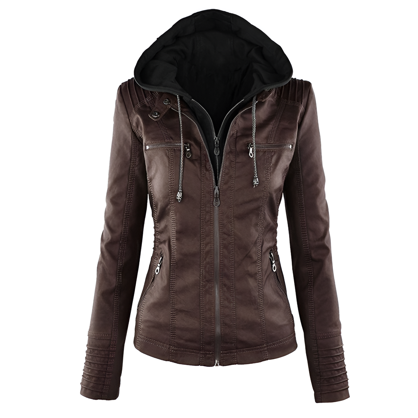 Dames Stijlvolle Hood Coat