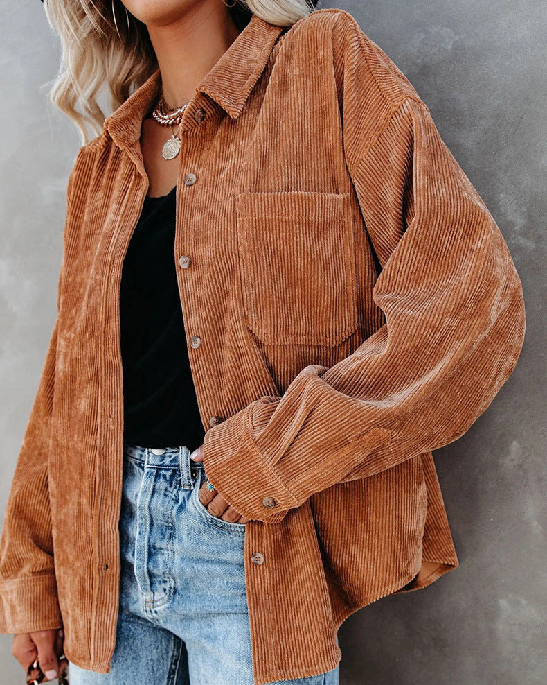 Roxy | Vintage fluwelen overhemd