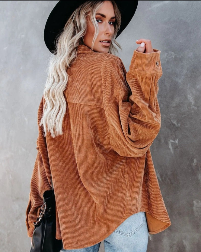 Roxy | Vintage fluwelen overhemd